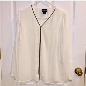 Liz Claiborne Career Cream colored blouse